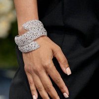 La La Anthony, accessory detail, attends the 2025 Met Gala Celebrating 