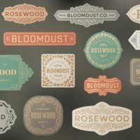labels and frames - home decoration stock illustrations