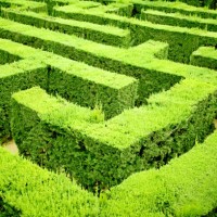 labyrinth - garden decoration stock pictures, royalty-free photos & images