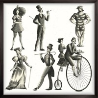 ladies and gentlemen set - fashion stock illustrations