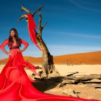 lady in red dress - fashion stock pictures, royalty-free photos & images