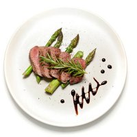 lamb and aparagus - food stock pictures, royalty-free photos & images