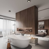 large bathroom interior in 3d - home decoration stock pictures, royalty-free photos & images