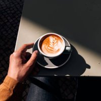 latte art - coffee stock pictures, royalty-free photos & images