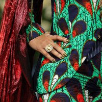 Laurie A. Cumbo, fashion detail, attends the 2025 Met Gala Celebrating 