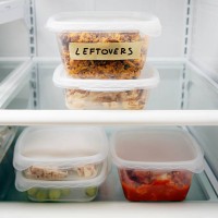 leftover containers in refrigerator - food stock pictures, royalty-free photos & images