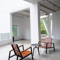 leisure tables and chairs on the hotel balcony - garden decoration stock pictures, royalty-free photos & images