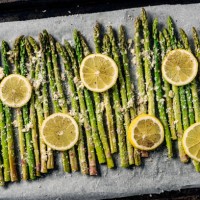 lemon roasted asparagus - food stock pictures, royalty-free photos & images