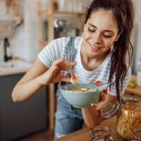 let me taste this gorgeous bowl of cereal - food stock pictures, royalty-free photos & images