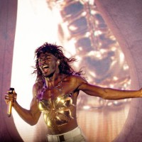 Lil Nas X performs at Ruisrock Festival 2023 at Ruissalo Island on July 9, 2023 in Turku, Finland.