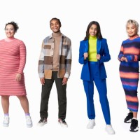 line up of fashionable gen z adults - fashion stock pictures, royalty-free photos & images