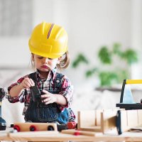 little girl power - home decoration stock pictures, royalty-free photos & images