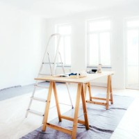 living room under renovation - home decoration stock pictures, royalty-free photos & images