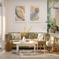 living room with green tones - home decoration stock pictures, royalty-free photos & images