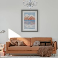living room with painting - home decoration stock pictures, royalty-free photos & images