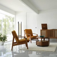 living room with vintage stereo - home decoration stock pictures, royalty-free photos & images