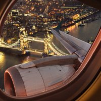london bridge aerial view from the porthole - travel stock pictures, royalty-free photos & images