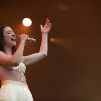 Lorde performs at Forbidden Fruit Festival at The Royal Hospital Kilmainham on June 05, 2022 in Dublin, Ireland.