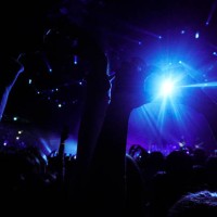 love symbol at the concert - concert stock pictures, royalty-free photos & images