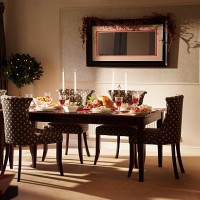 lovely christmas dinner setting - home decoration stock pictures, royalty-free photos & images