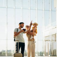 loving family going on holiday together - travel stock pictures, royalty-free photos & images