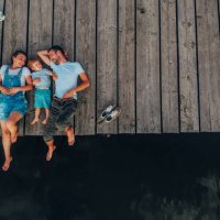 loving family on a lake trip - travel stock pictures, royalty-free photos & images