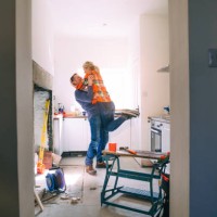 loving their new home - home decoration stock pictures, royalty-free photos & images