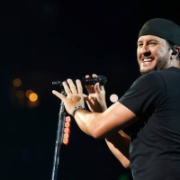Luke Bryan performs at Bridgestone Arena on August 12, 2023 in Nashville, Tennessee.