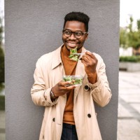 lunch break on fresh air - food stock pictures, royalty-free photos & images