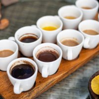 luwak coffee & tea testing in bali - coffee stock pictures, royalty-free photos & images