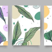 luxury wedding invitation card background with golden line art flower and botanical leaves, organic shapes, watercolor. abstract art background vector design for wedding and vip cover template. - garden decoration stock illus