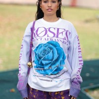 Mabel attends the Burberry show during London Fashion Week September 2023 on September 18, 2023 in London, England.