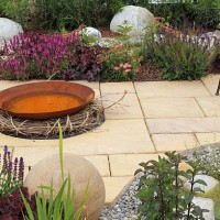 magnifique vue sur le jardin - garden decoration photos et images de collection