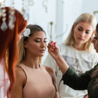 make-up masterclass - fashion stock pictures, royalty-free photos & images