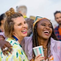 making memories at a festival - concert stock pictures, royalty-free photos & images