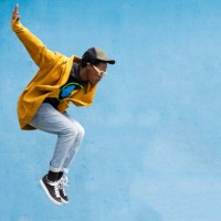 man doing contemporary modern dance move - fashion stock pictures, royalty-free photos & images