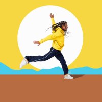 man jumping forward - hairstyle stock pictures, royalty-free photos & images