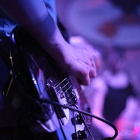 man playing guitar - concert stock pictures, royalty-free photos & images