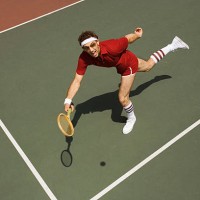 man playing tennis - fashion stock pictures, royalty-free photos & images