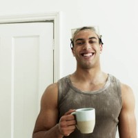 man taking a break with a cup of coffee - home decoration stock pictures, royalty-free photos & images