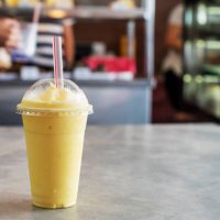 mango smoothie - junk food stock pictures, royalty-free photos & images