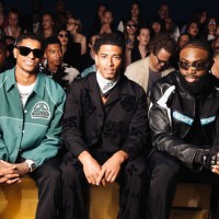 Marcus Rashford, Jude Bellingham and Jaylen Brown attends the the Louis Vuitton Menswear Spring/Summer 2024 show as part of Paris Fashion Week on...