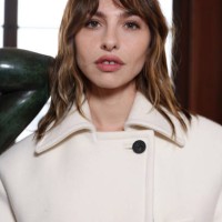 Marie Colomb attends the Jacquemus Menswear Fall-Winter 2025/2026 show as part of Paris Fashion Week on January 26, 2025 in Paris, France.