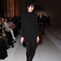 Mary Leest attends the Tamara Ralph Haute Couture Spring-Summer 2025 show as part of Paris Fashion Week on January 27, 2025 in Paris, France.