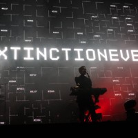 Massive Attack play to tens of thousands of people at the low carbon music and art festival Act 1.5 set up by Massive Attack on the 25th of August...