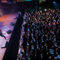 Matt Bennett entertains the crowd at the Party101 Legends Tour at Webster Hall on September 09, 2023 in New York City.