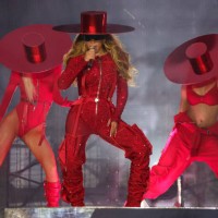 May 29: Beyoncé performs onstage during the “RENAISSANCE WORLD TOUR” at the Tottenham Hotspur Stadium on May 29, 2023 in London, England.