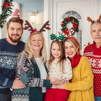 merry christmas from our family. - garden decoration stock pictures, royalty-free photos & images