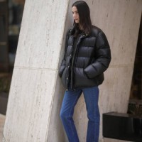 Mijo Mihaljcic is seen at New York Fashion Week on February 10, 2025 in New York City.