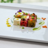 mixed fish dish with prawns and shellfish - food stock pictures, royalty-free photos & images